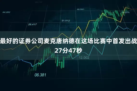最好的证券公司麦克唐纳德在这场比赛中首发出战27分47秒